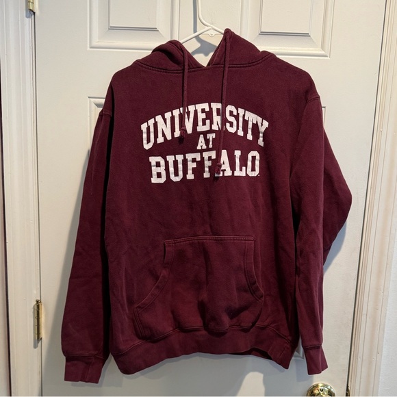 Unisex Burgundy University at Buffalo Hoodie - Picture 2 of 5